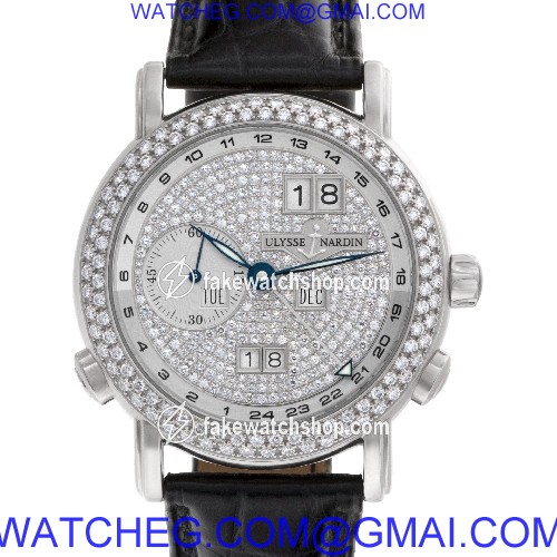 Ulysse Nardin 320-22 GMT-Master II Automatic Male 18k White Gold