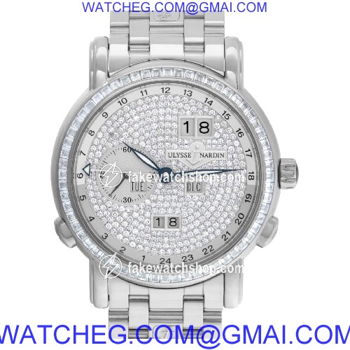 Ulysse Nardin 320-8 GMT-Master II Automatic Male 18k White Gold