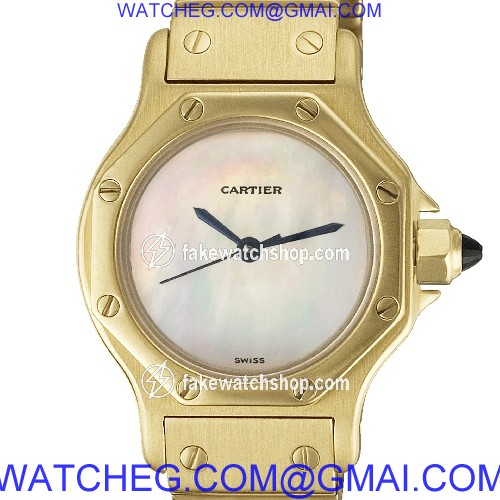 Cartier 60045 Santos Automatic Female 18k yellow gold