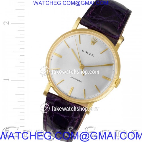 Rolex 9659J Precision Manual Male 18k yellow gold