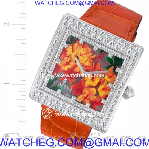 Corum 138.182.69 Buckingham Quartz Female 18k White Gold