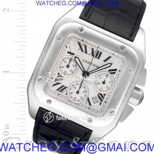 Cartier WX20090X8 Santos 100 Automatic Male Stainless Steel