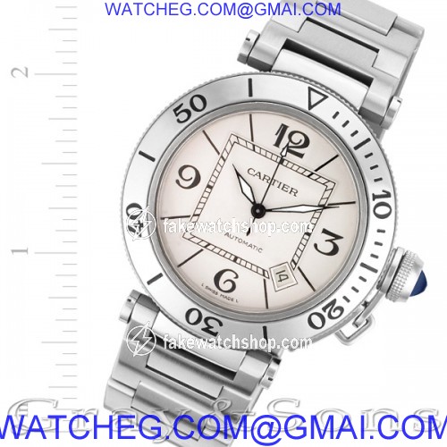 Cartier W31077M7 Pasha Seatimer Automatic Male Stainless Steel