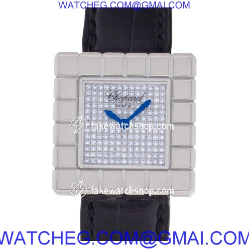 Chopard 127407-1003 Ice Cube Quartz Female 18k yellow gold