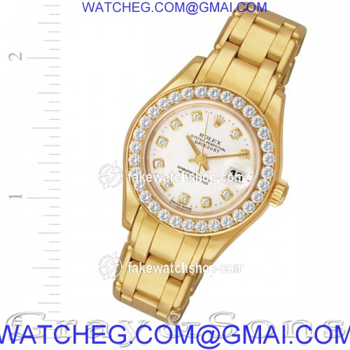 Rolex 80298 Pearlmaster Automatic Female 18k yellow gold