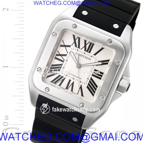Cartier W20121U2 Santos 100 Automatic Male Stainless Steel