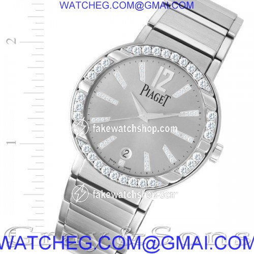 Piaget P10183 Polo Automatic Male 18k White Gold