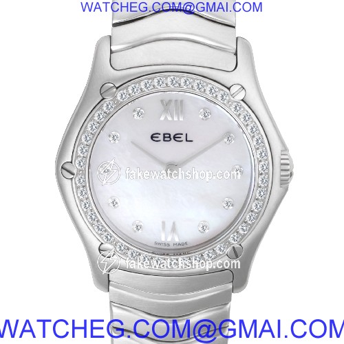 Ebel e9157F14 Sportwave Quartz Female Stainless Steel