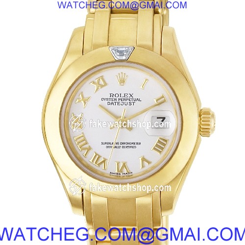 Rolex 80328 Pearlmaster Automatic Female 18k yellow gold