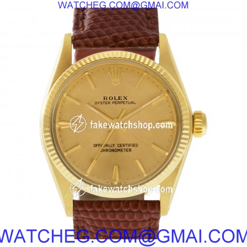 Rolex 6551 Oyster Perpetual Automatic Unisex 14k yellow gold