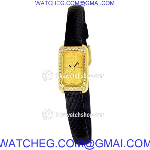 Corum 37300 Ingot Quartz Female 18k yellow gold