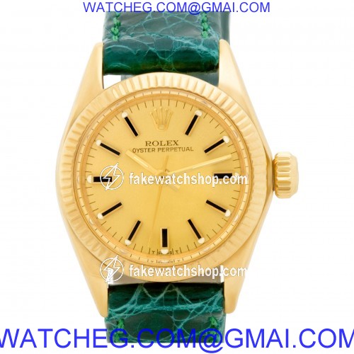 Rolex 6719 Oyster Perpetual Automatic Female 18k yellow gold