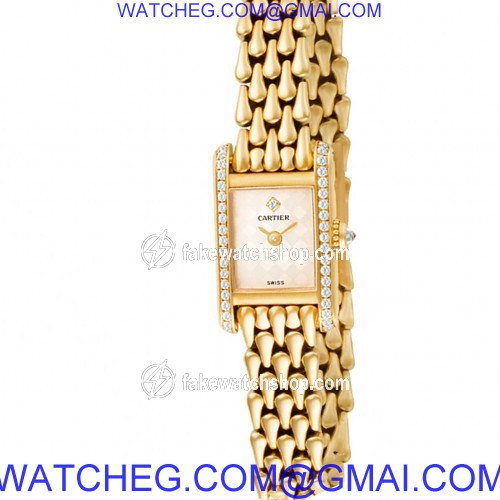 Cartier 1360.1 Tank Quartz Female 18k yellow gold