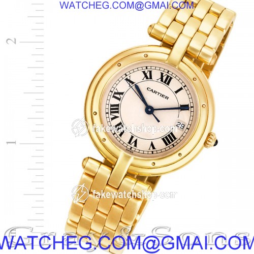 Cartier 883964 VLC Quartz Male 18k yellow gold