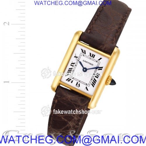 Cartier 780876359 Tank Manual Female 18k yellow gold