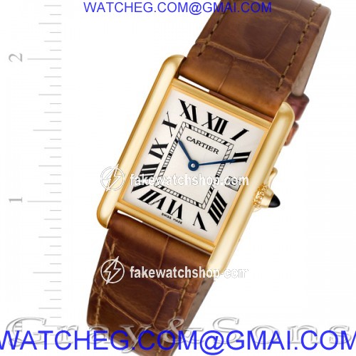 Cartier W1529756 Tank Quartz Male 18k yellow gold