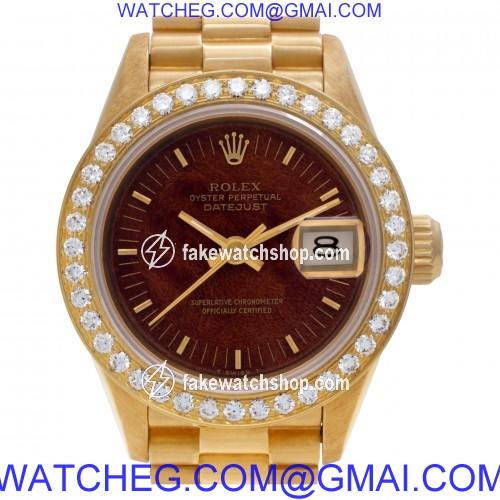 Rolex 69178 Datejust Automatic Female 18k yellow gold