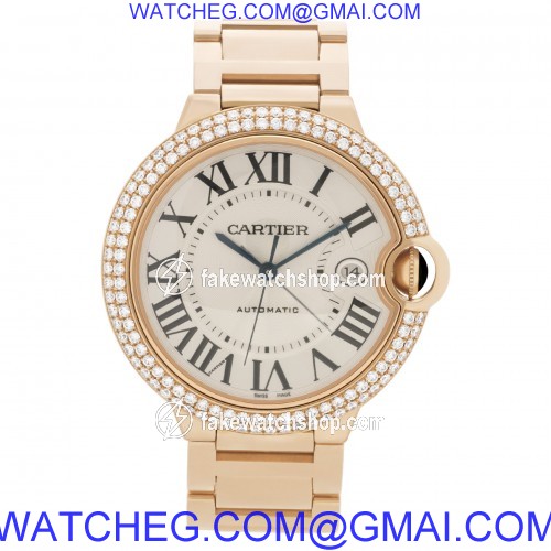 Cartier WE9008Z3 Ballon Bleu Automatic Male 18k rose gold