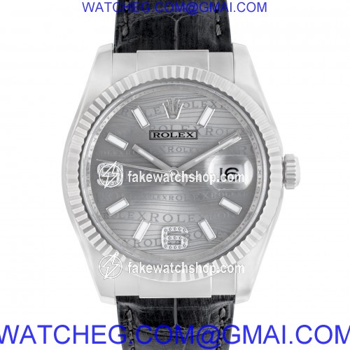 Rolex 116139 Datejust Automatic Male 18k White Gold