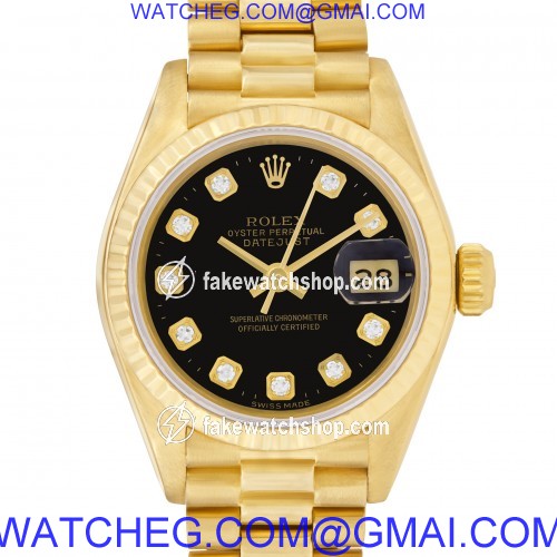 Rolex 69178 Datejust Automatic Female 18k yellow gold
