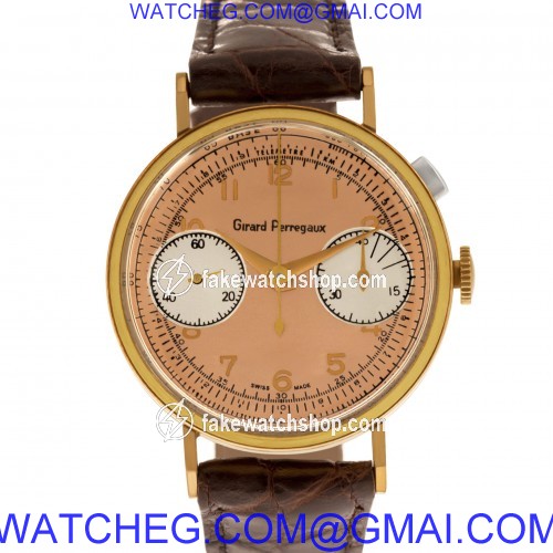 Girard Perregaux Vintage Chronograph Manual Male Gold Fill