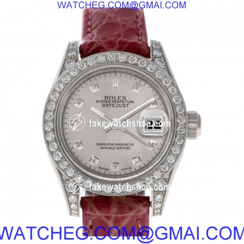 Rolex 179239 Datejust Automatic Female 18k White Gold