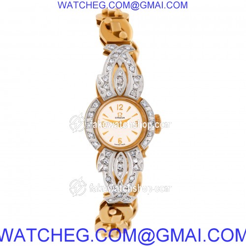 Omega Omega 4177 Classic Manual Female 18k yellow gold