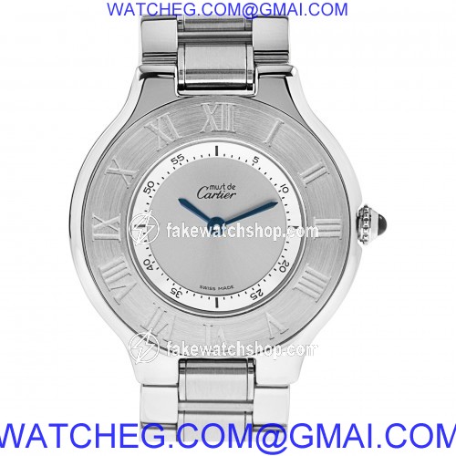 Cartier 1330 Must 21 Quartz Unisex Stainless Steel