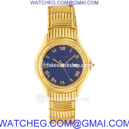 Cartier 1170 Cougar Quartz Unisex 18k yellow gold