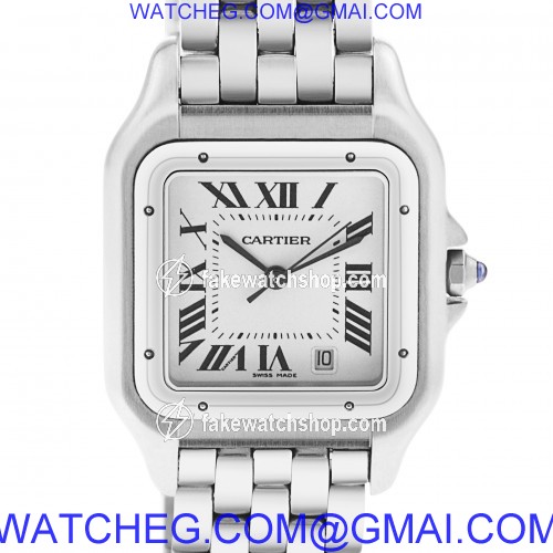 Cartier W25054P5 Panthere Quartz Male Stainless Steel