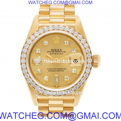 Rolex 69178 Datejust Automatic Female 18k yellow gold