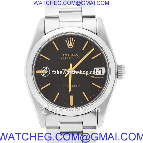 Rolex 6466 Oyster Date Manual Unisex Stainless Steel