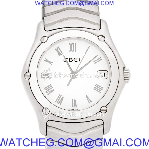 Ebel 9087F21 Classic Wave Quartz Female Stainless Steel