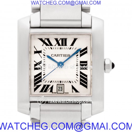 Cartier W51002Q3 Tank Francaise Automatic Male Stainless Steel