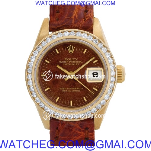 Rolex 69178 Datejust Automatic Female 18k Yellow Gold