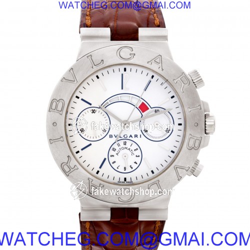 Bvlgari CHW 40GAM Diagono Automatic Male 18k White Gold