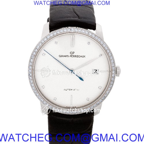 Girard Perregaux 49525D53A1A-BK6A 1966 Automatic Male 18k White Gold