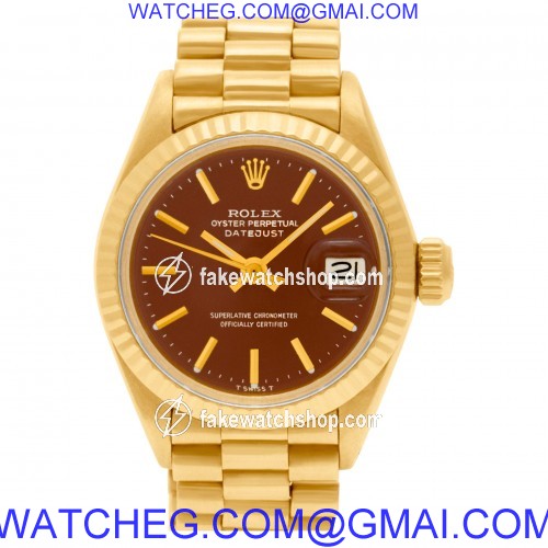 Rolex 6917 Datejust Automatic Female 18k yellow gold