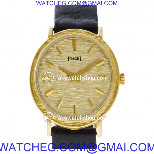 Piaget 9821 Oval Manual Female 18k yellow gold