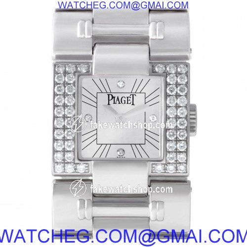 Piaget 50011 K83 Dancer Quartz Female 18k White Gold