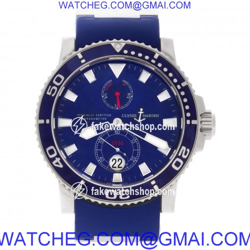 Ulysse Nardin 260-32-3A Maxi Marine Automatic Male 18k White Gold