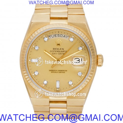 Rolex 19018 Day-Date Quartz Male 18k yellow gold