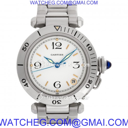 Cartier 102443 Pasha 35 Automatic Female Stainless Steel