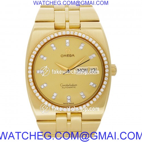 Omega 168.0054 Constellation Automatic Male 18k yellow gold