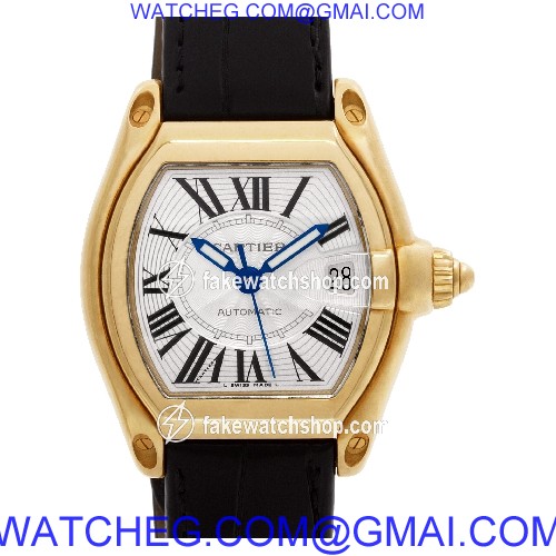 Cartier W62005V2 Roadster Automatic Male 18k yellow gold
