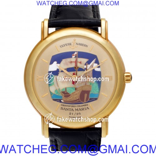 Ulysse Nardin 131-77-9 San Marco Automatic Male 18k yellow gold