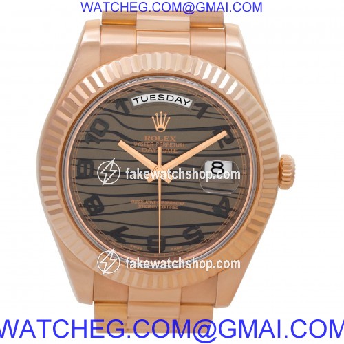 Rolex 218235 Day-Date II Automatic Male 18k rose gold