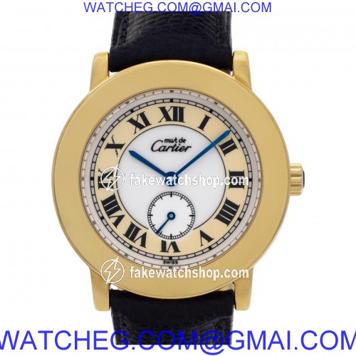Cartier 1810 Vermeil Quartz Female plaque
