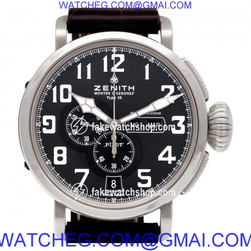 Zenith 03.2430.4054 Pilot Montre D Aeronef Automatic Male Stainless Steel