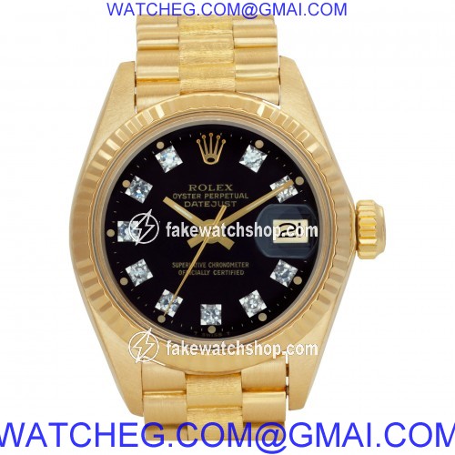 Rolex 6917 Datejust Automatic Female 18k Yellow Gold